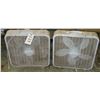 Image 1 : 2 Square Fans