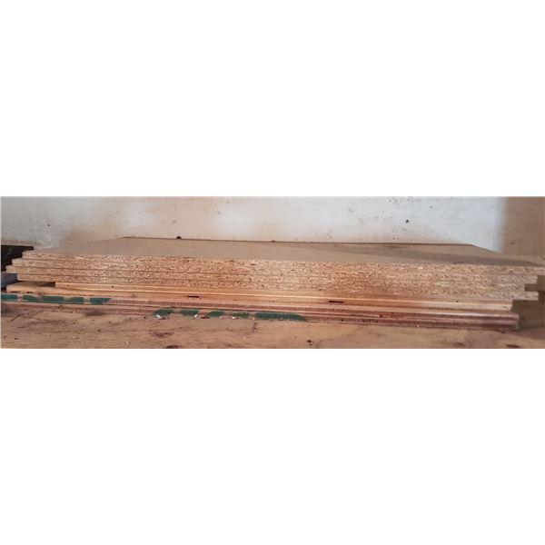 Lot 8 approx. 36"×16" Chip Board