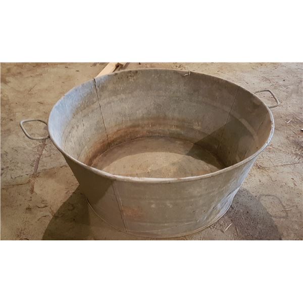 Galvanized Tub 25" Diameter