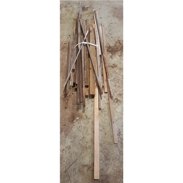 Lot of Garden Stakes + Lumber, various sizes