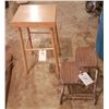 Image 1 : Metal Step Stool 17" + Stool 24" (Wobbly)