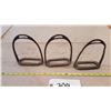Image 2 : 3 Metal Stirrups