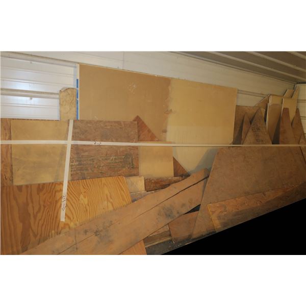 Lot of Scrap Plywood/Drywall etc.