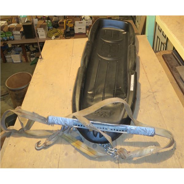 Plastic Sleigh 65"×21"