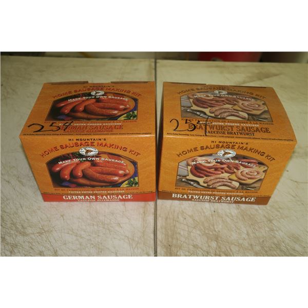 2 Unopened Sausage Making Kits