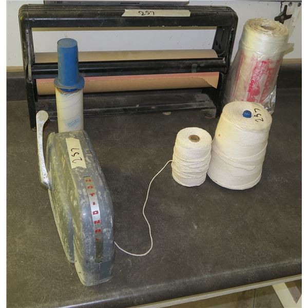 Lot of Meat Wrapping Supplies (Paper, Tape, Freezer Bags, etc.)