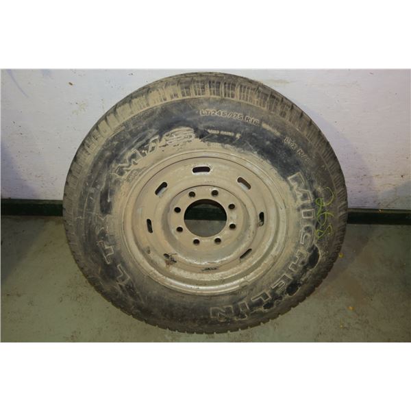 Tire & Rim 245/75/r16, 10 Bolt rim