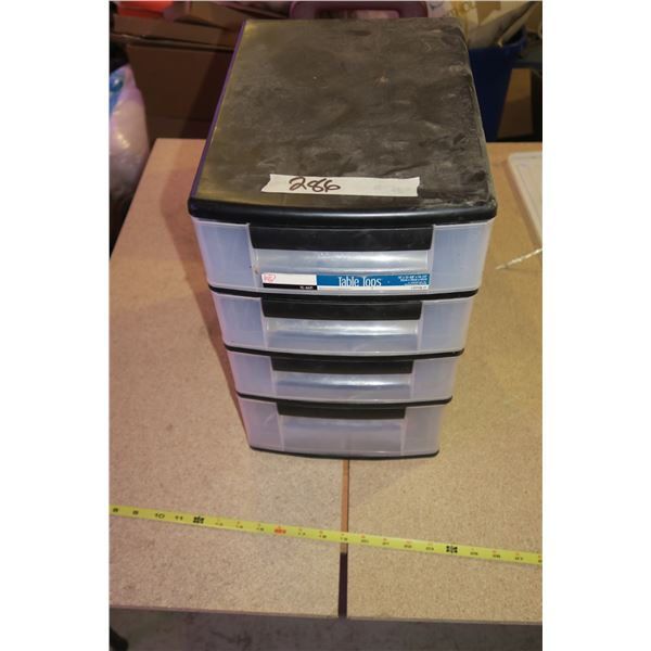 Lot: Organizer, Fasteners, + Hardware