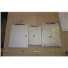 Image 1 : 3 Metal Clipboards