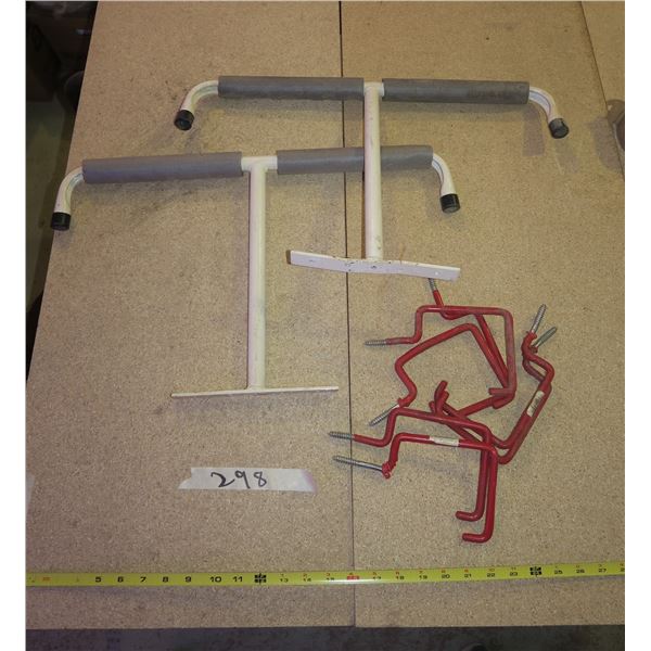 Ceiling Rack + Hanging Hooks