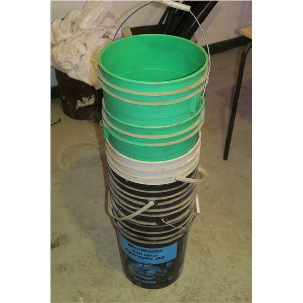 Lot of 5 Gal. Pails
