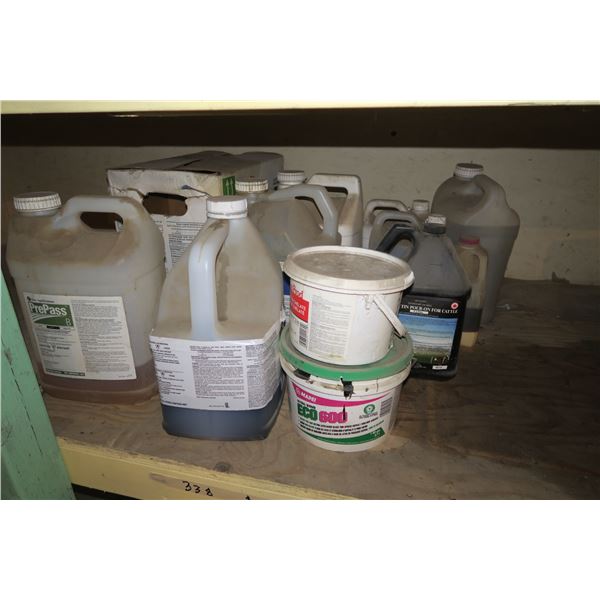 Lot of Agricultural/Gardening  chemicals, partial full