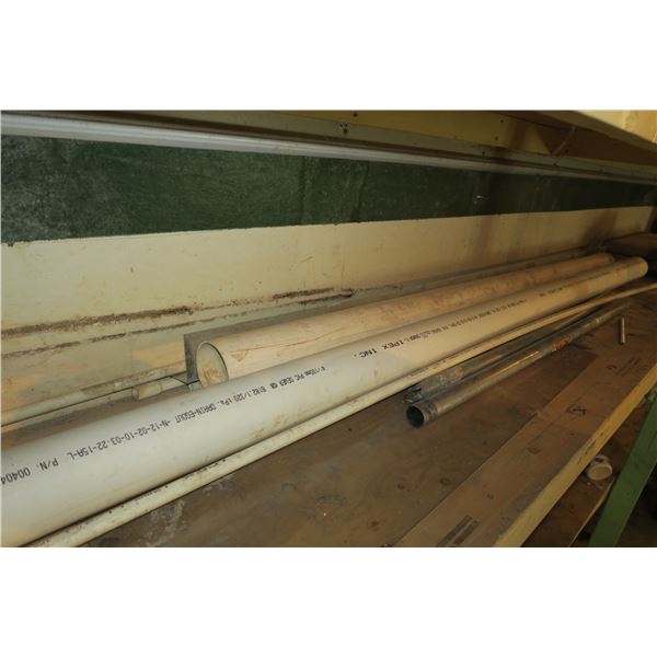 Lot of PVC, Galvanized pipe, Various length/Diameter