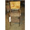 Image 2 : 26" Vintage Metal Step Stool/Homemade Chair