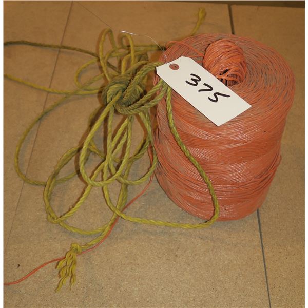 Roll of twine + Rope