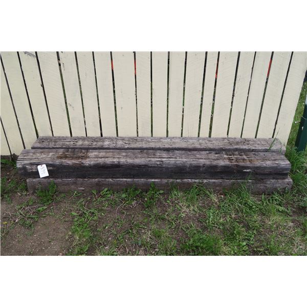 Four 8' Rail Road ties
