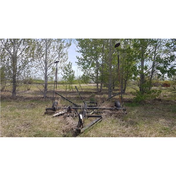 Cultivator Row marker Conversion, working when parked