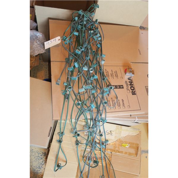 Lot Xmas Lights, outdoor