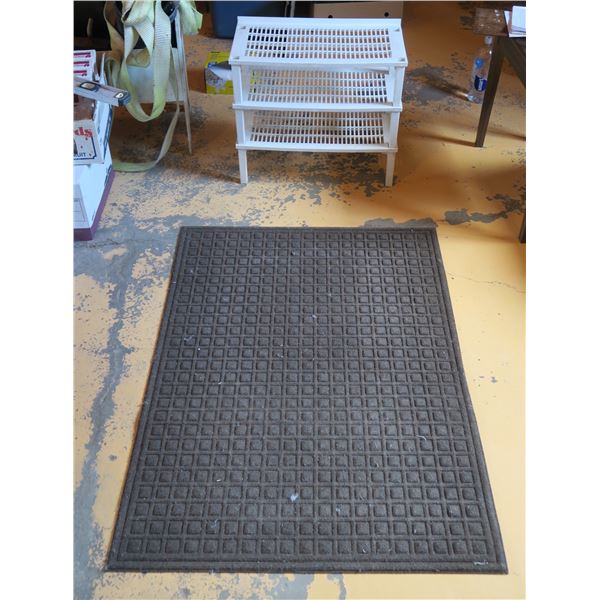 Floor mat (48"×36") + Shoe Rack (12"×24"×21")