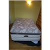 Image 1 : Box Spring+  Pillowtop Mattress & Frame