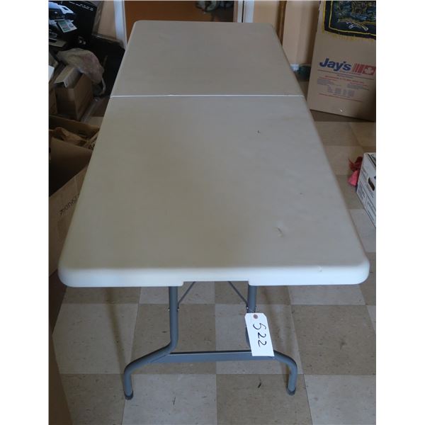 Plastic Folding Table 72"×30"