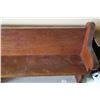 Image 10 : Church Pew 112" (Taken from St. Bernard's Church in Pilger, SK)