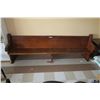 Image 1 : Church Pew 112" (Taken from St. Bernard's Church in Pilger, SK)