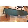 Image 3 : Folding Cot & Chair On Wheels (Damaged)