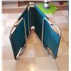 Image 4 : Folding Cot & Chair On Wheels (Damaged)