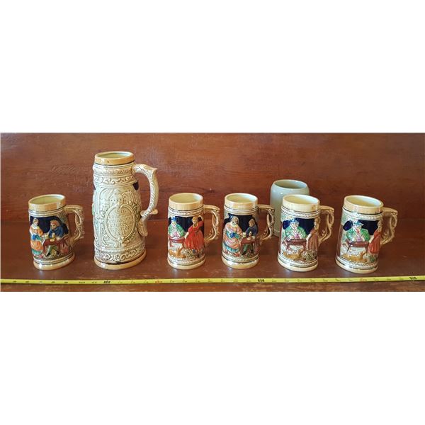 Lot Beer Steins
