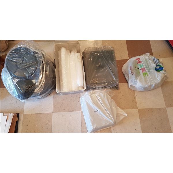 Large Lot Trays & Oven Pans & Disposable Cups