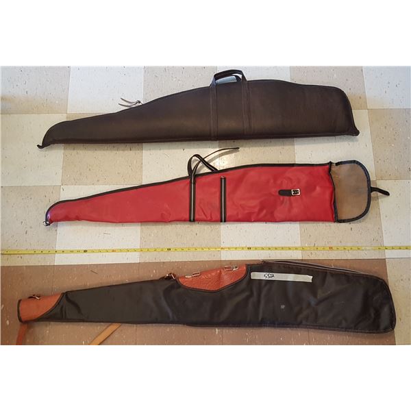 3 Soft Gun Cases  (Zipper Damage)