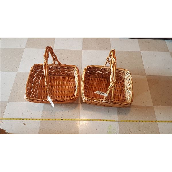 2 Wicker Baskets