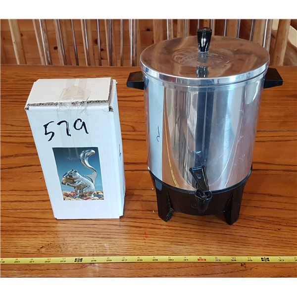 Coffee Maker & Squirrel Nutcracker