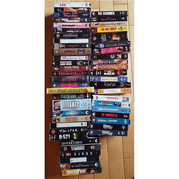 Large Lot VHS Movies