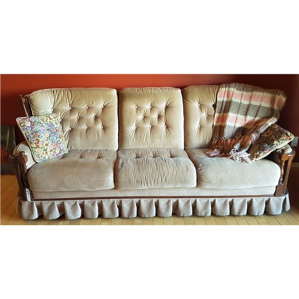 Vintage Sofa  & Pillows Etc.