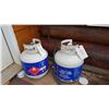 Image 2 : 2 20 Lb Propane Tanks 1 Full