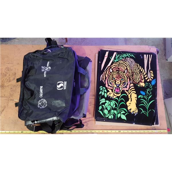 2 Wall-hangings & Lot Laptop Bags