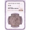 Image 1 : 1878 7TF Reverse of 78 $1 Morgan Silver Dollar Coin NGC VF20