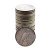 Image 2 : Lot of (25) $1 Peace Silver Dollar Coins