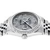 Image 8 : Rolex Men's Stainless Steel Meteorite Diamond Datejust Oyster Perpetual Wristwatch