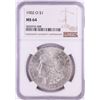 Image 1 : 1902-O $1 Morgan Silver Dollar Coin NGC MS64