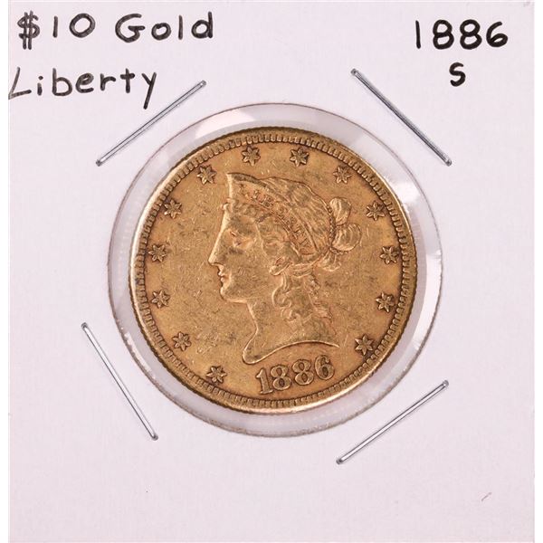 1886-S $10 Liberty Head Eagle Gold Coin