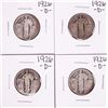 Image 1 : Lot of (4) 1926-D Standing Liberty Quarter Coins