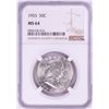Image 1 : 1953 Franklin Half Dollar Coin NGC MS64