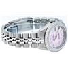 Image 3 : Rolex Ladies Stainless Steel MOP Diamond Oyster Perpetual Datejust Wristwatch