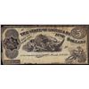 Image 1 : 1863 $5 The State of Louisiana Baton Rouge, LA Obsolete Banknote