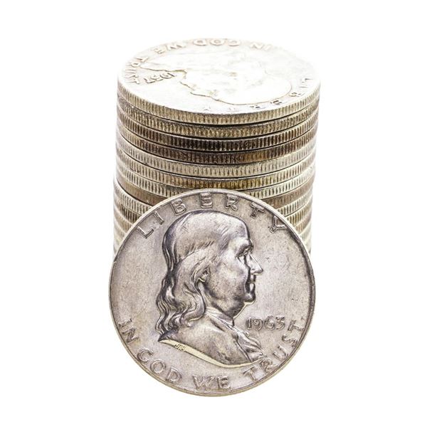 Roll of (20) Mixed Date Franklin Half Dollar Coins