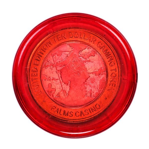 .999 Silver Palms Casino Las Vegas, NV $10 Casino Limited Edition Gaming Token