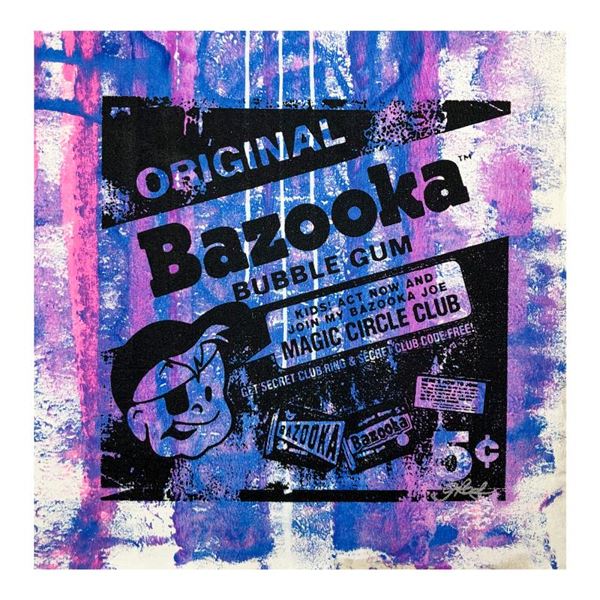 Rodgers "Bazooka Joe" Original Mixed Media on Canvas